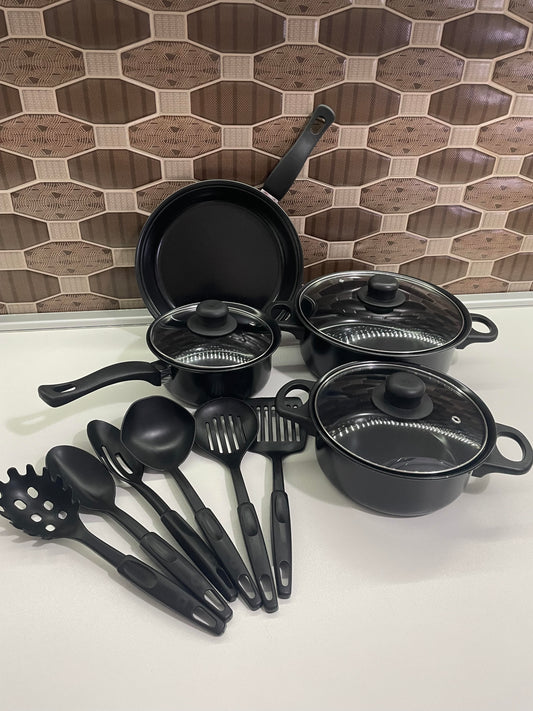 Premium set posuđa i kuhinjskog pribora – elegantan dizajn, vrhunska praktičnost 🍳