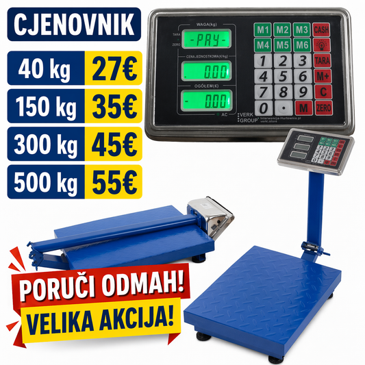 Industrijske digitalne vage – preciznost i snaga po TOP cijeni