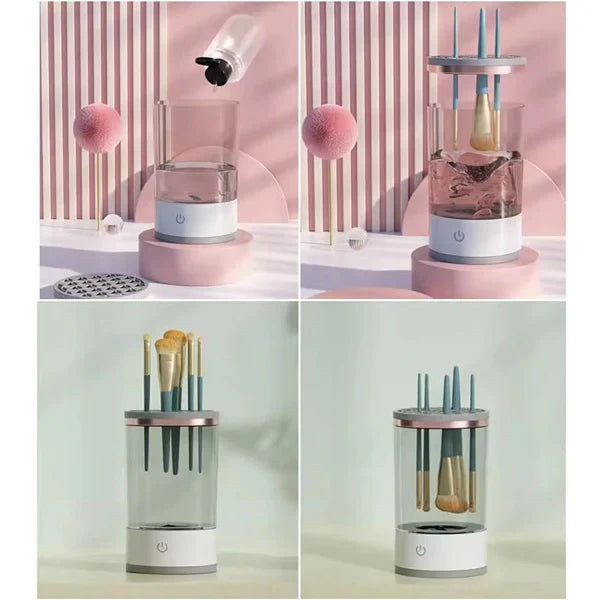 Električni uređaj za pranje i sušenje četkica za šminku