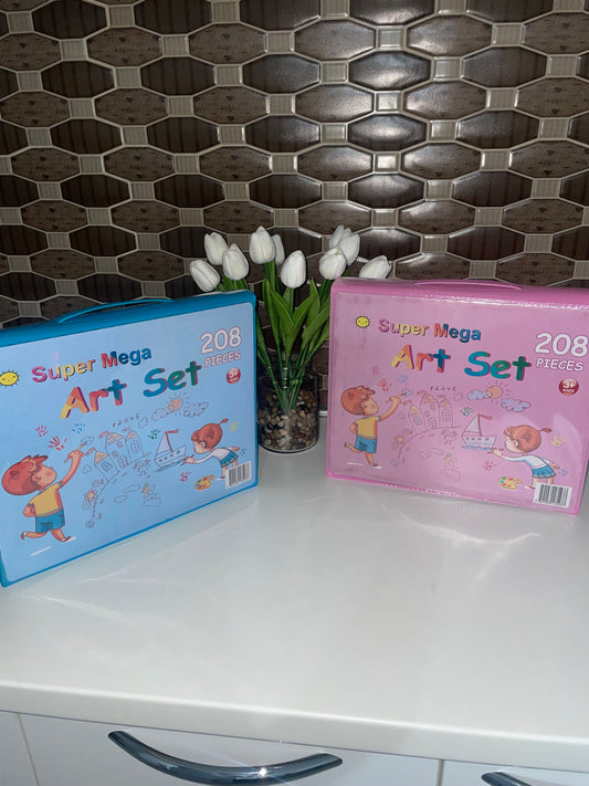 🎨 SUPER MEGA ART SET – 208 DIJELOVA 🎨