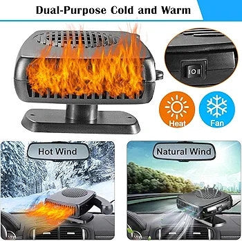 Auto grejalica i ventilator – 2 u 1 hladno i toplo duvanje