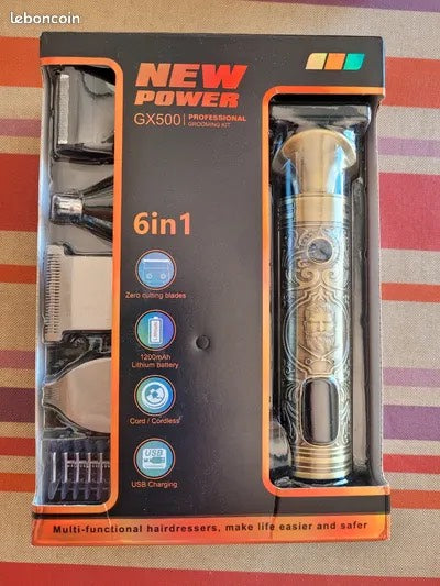 💈 NEW POWER GX500 – Profesionalni 6 u 1 Trimer Set 💈