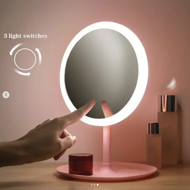 Ogledalo sa led osvetljenjem za šminkanje